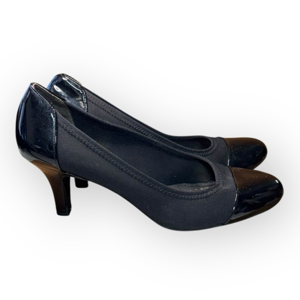 Life‎ Stride Women’s Shiny Black Heels Size 10